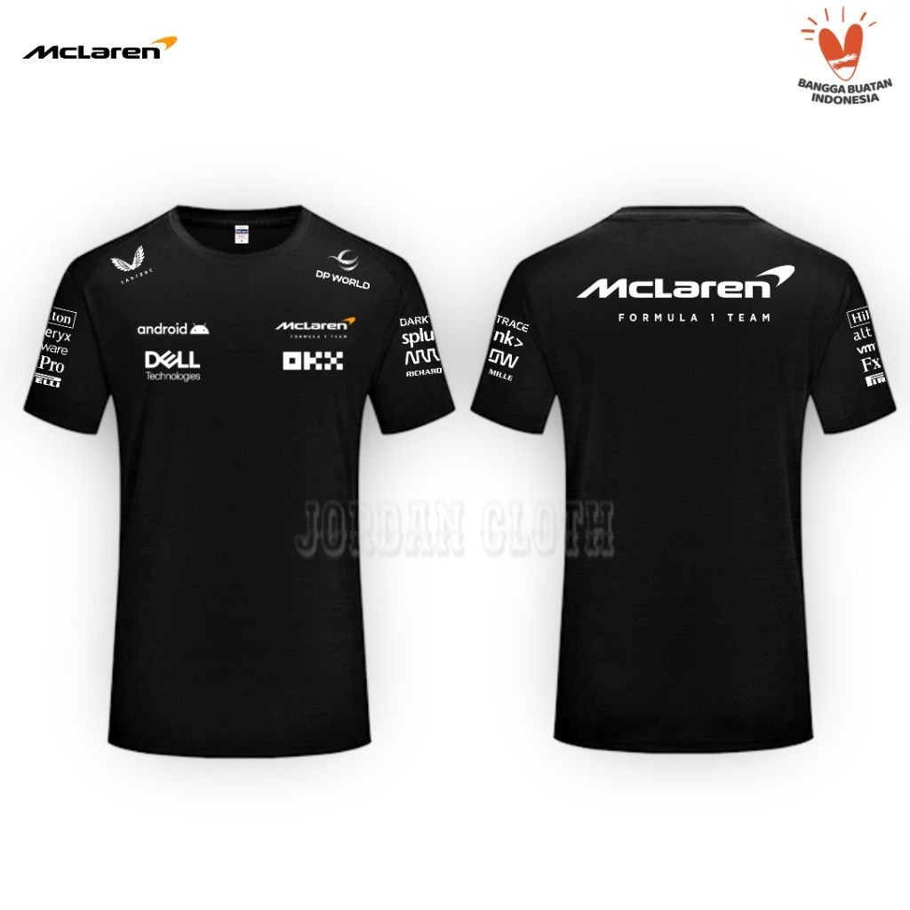 เสื้อยืดทีม McLaren Formula One F1 Racing