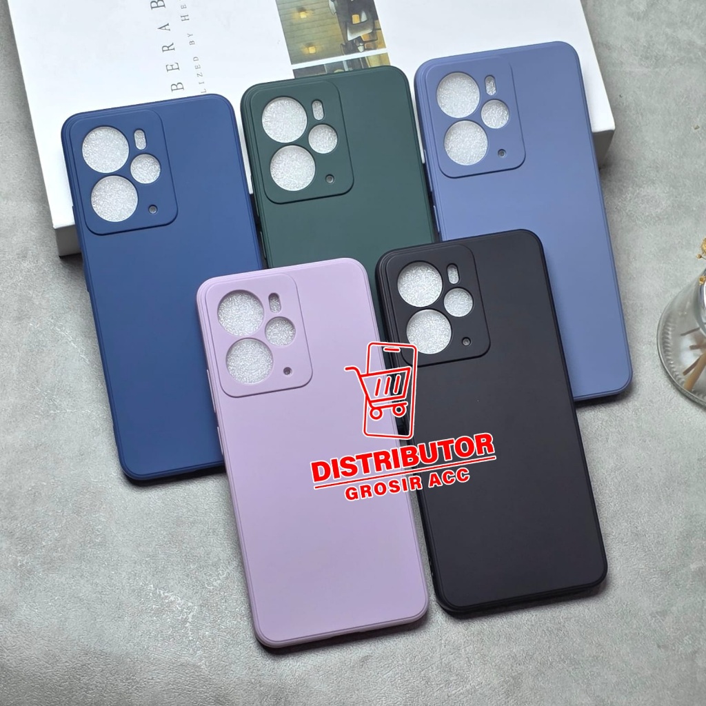 REALME 14 5G REALME 14T CASE MACAROON SQUARE EDGE SOFT CASE LIQUID EDGE REALME 14 5G REALME 14T MS-1