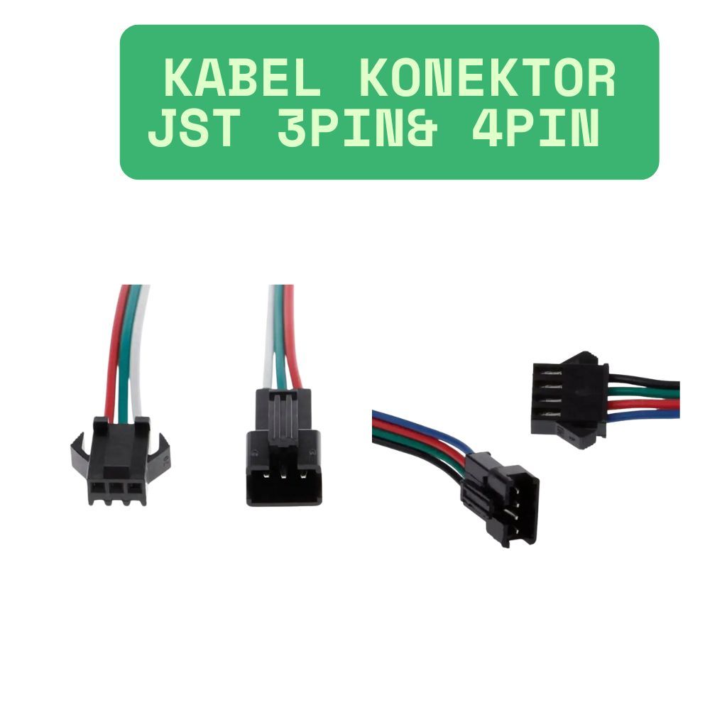 สาย ขั้วต่อ awg jst sm 3pin 4pin