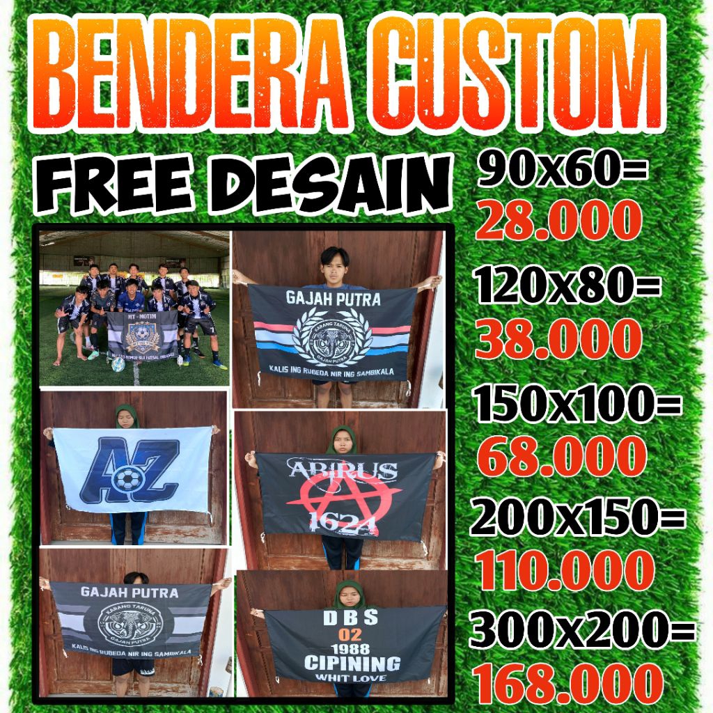 CUSTOM COMMUNITY FLAG คุณภาพพิมพ์เต็ม