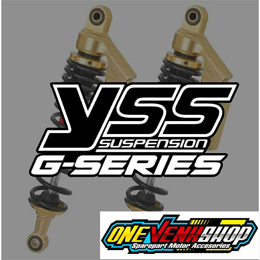 YSS G-SERIES MOTORCYCLE SHOCKBREAKER PRINTCUT STICKER