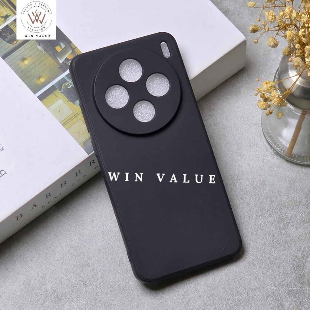 Vivo X200 Vivo X200 Pro Macaron Square Edge / Case Liquid Square Black Vivo X200 Vivo X200 Pro