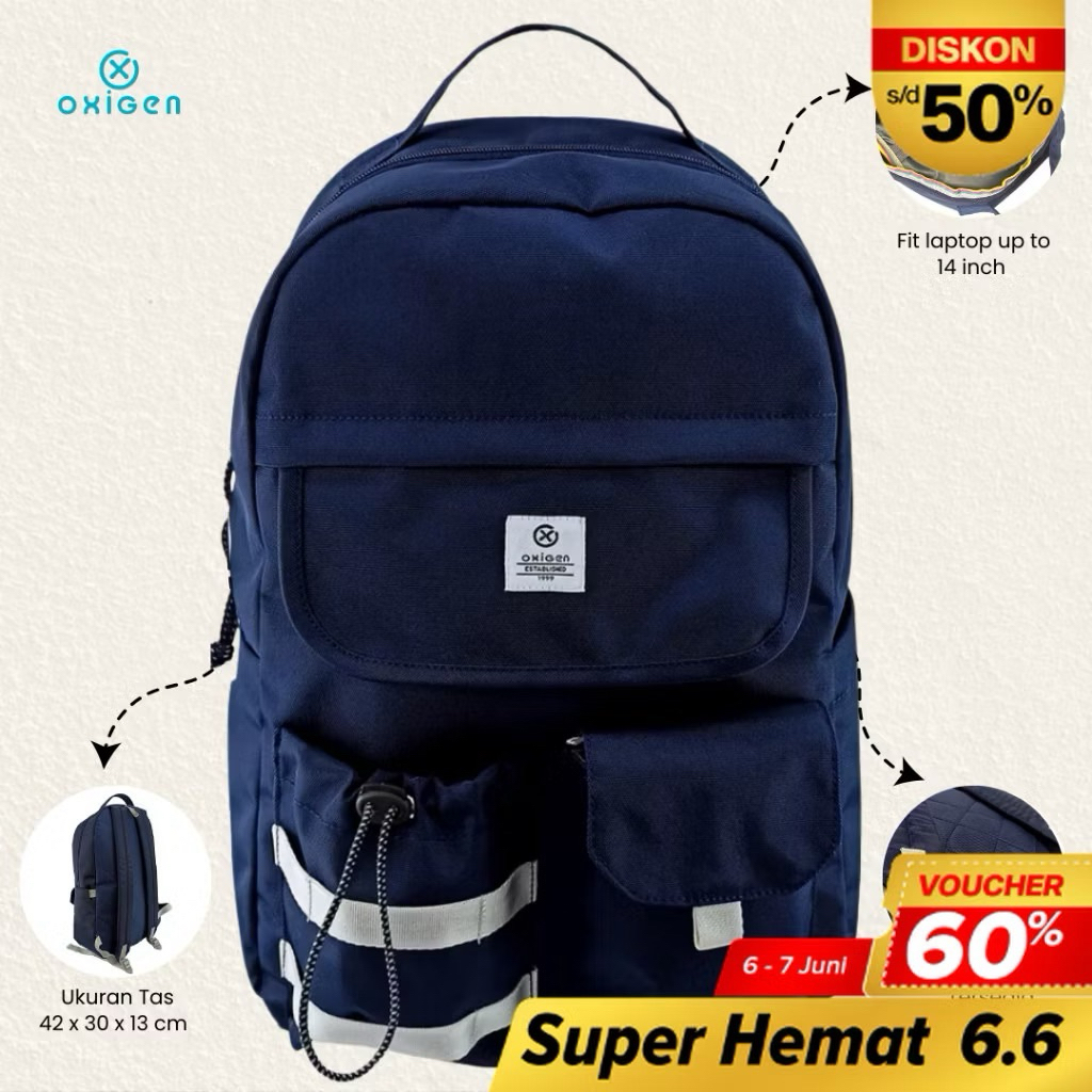 OXIGEN - OXIGEN CHILDRENS BACKPACK - CHILDRENS SCHOOL BAG - กระเป๋าเป้ OXIGEN ดั้งเดิม