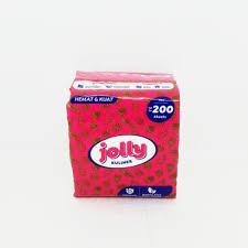 ทิชชู่ Jolly Pop Up 200 แผ่น 2ply - กระดาษเช็ดหน้า Jolly Pop Up