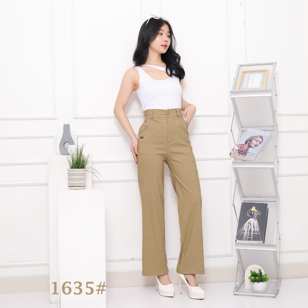 HAPPY SHOP - SKY MODE WOMENS PANTS 1635 (EMBROADCAST) SOFT JEANS PREMIUM SUPER COOL