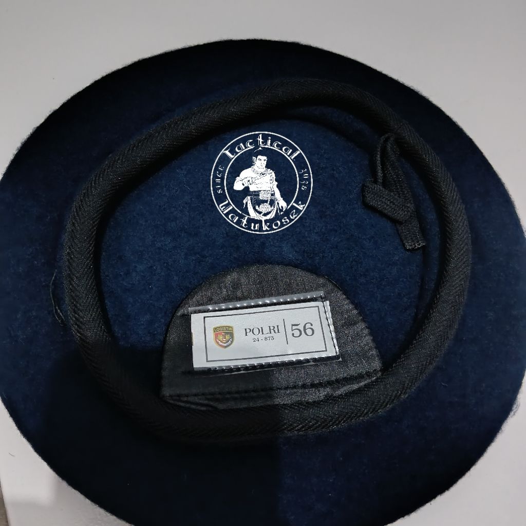 BERETS ดั้งเดิม, QUOTATION, ORIGINAL NAVY BLUE BERETS, BRIMOB QUOTATION