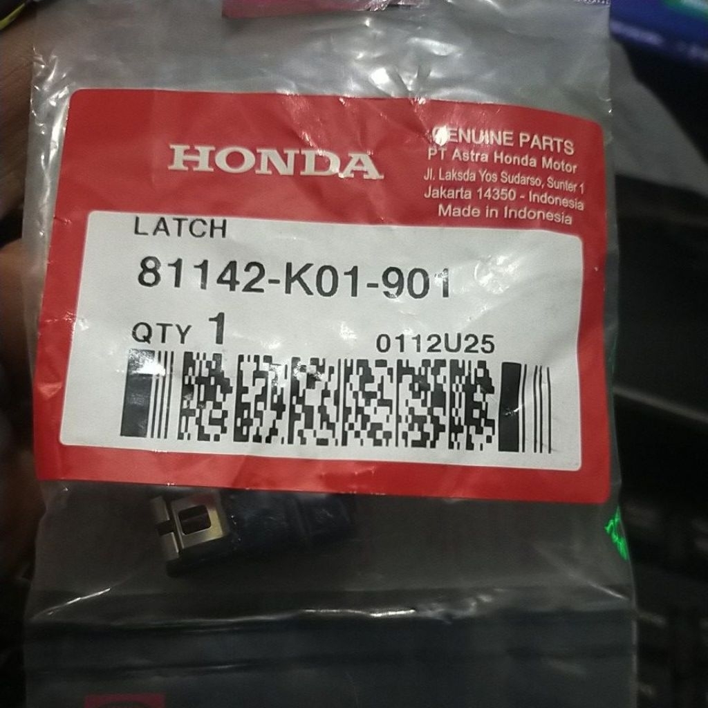 81142-K01-901 HGP AHM 100% ORIGINAL PCX 150 LUGGAGE LOCKING LATCH 81142K01901