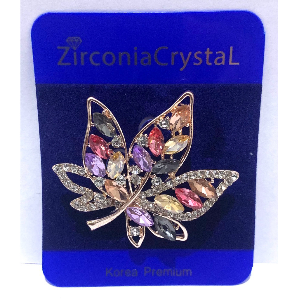 เข็มกลัดคริสตัลเพทาย พรีเมี่ยม 0355 - 0382 - 0383 - 0392