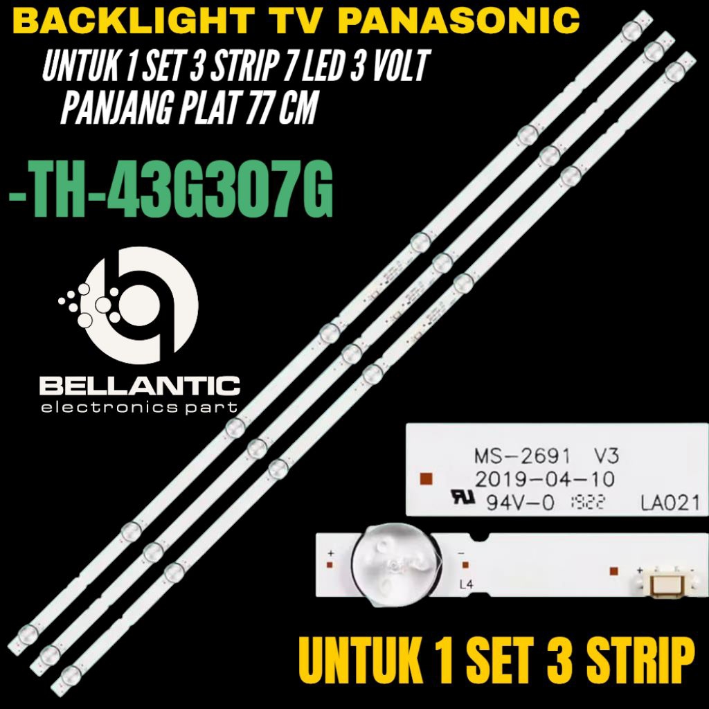 PANASONIC 43 นิ้ว TV BACKLIGHT TH-43G307G PANASONIC TV BACKLIGHT