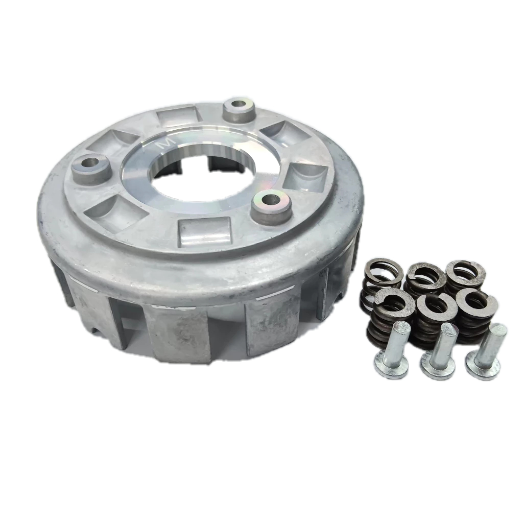 [RNDM] CLUTCH BOWL HOUSING / ฝาครอบอลูมิเนียม + ฤดูใบไม้ผลิ + ชุดเล็บเฉพาะ SATRIA FU 150 CARBON / FI INJE