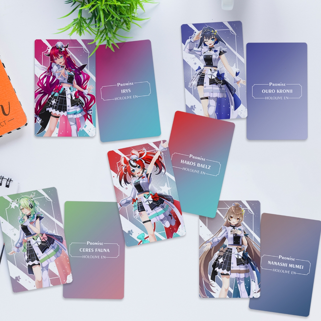 Photocard PROMISE Idol Costume - Irys - Ceres Fauna - Ouro Kronii - Hakos balz - Nanashi Mumei