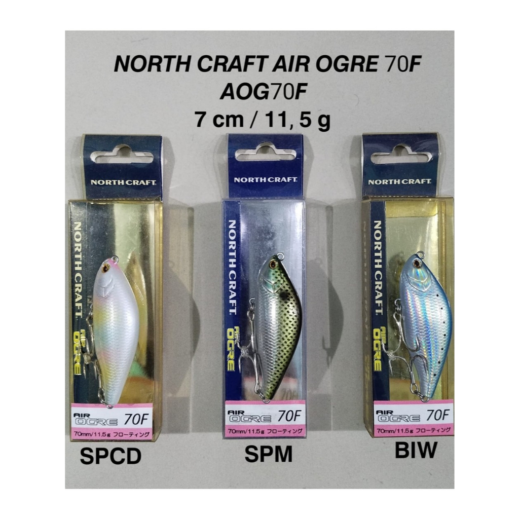 LURE / OGRE AIR NORTH CRAFT BAIT 70F, 7 ซม. / 11.5 กรัม