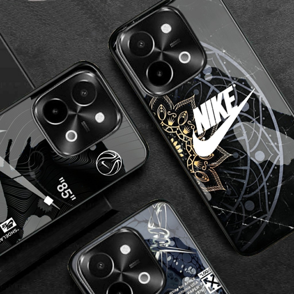 HP Softcase Glass Motif FIND CASE - VIVO Y28 4G - เคส VIVO Y28 4G ล่าสุด - เคสโทรศัพท์ VIVO Y28 4G -