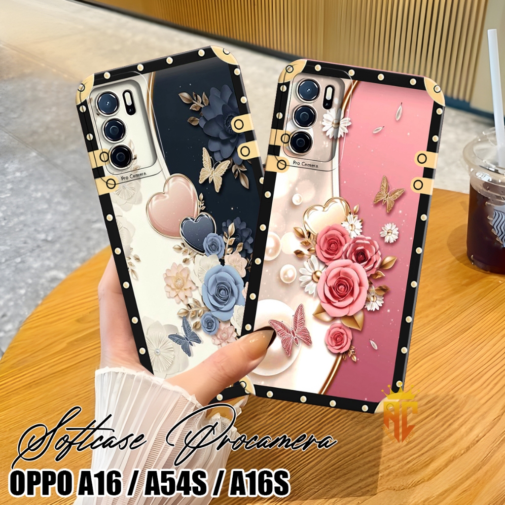 เคส HP Oppo A16 / เคส Oppo A16S / เคส Oppo A54S - เคสโทรศัพท์ Oppo - เคสอินเทรนด์ - เคสวอลเปเปอร์ดอก