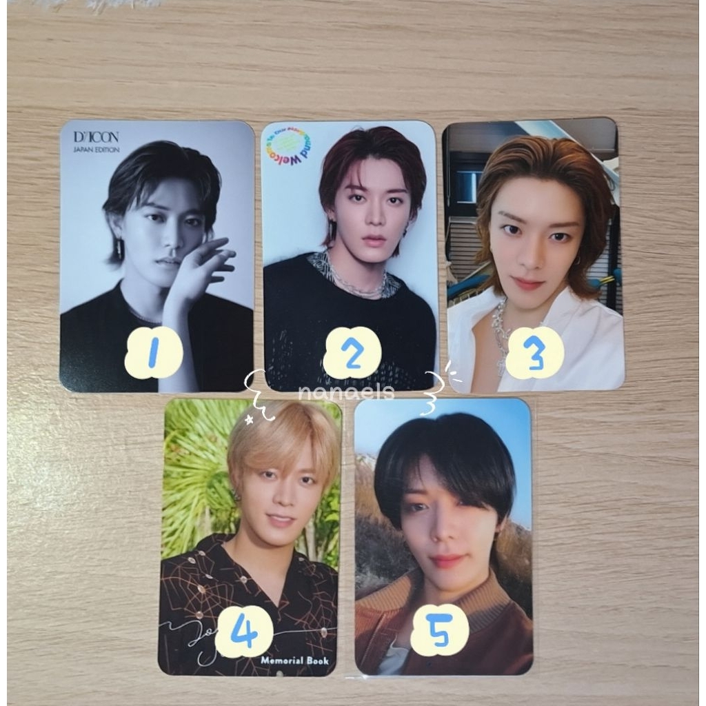 NCT 127 PHOTOCARD YUTA DICON JAPAN WTMP BLU-RAY THE LINK MEMORY BOOK MUMO UNIVERSE SEALED