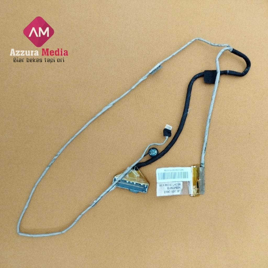 LAYAR ยืดหยุ่นสายยืดหยุ่น LCD หน้าจอ LED LVDS แล็ปท็อป ASUS A46C A46CA A46CM K46C K46CA K46CB K46CM