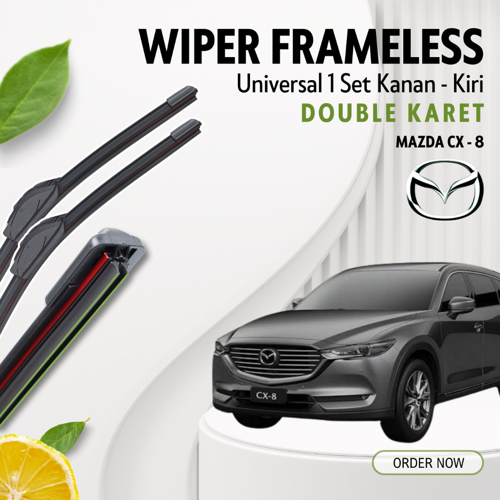 Mazda Cx 8 Premium Dual Car Wiper หนึ่งคู่ซ้ายขวาขนาดใหญ่ WIPER