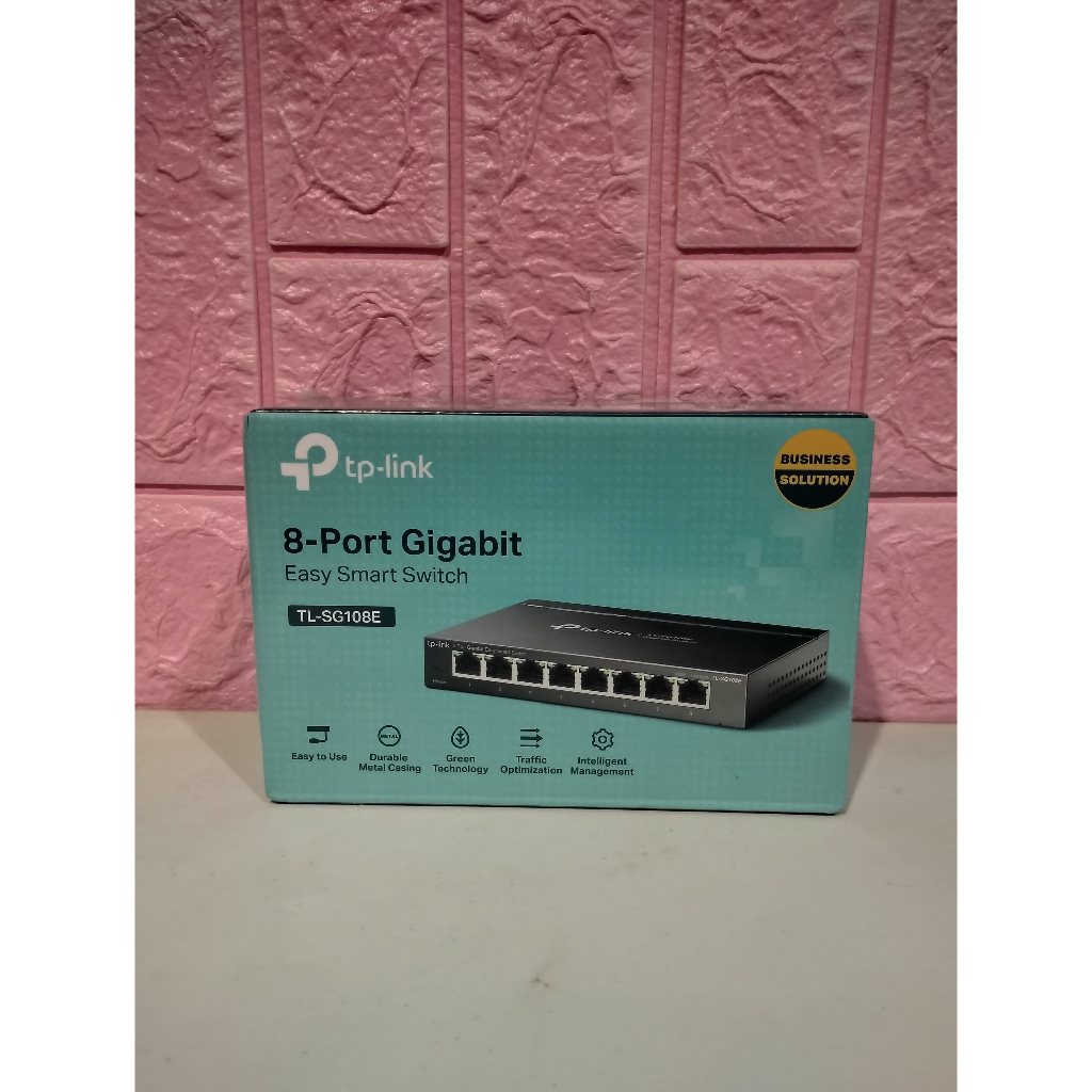 TP-LINK TL-SG108E สวิตช์ 8 พอร์ต Gigabit Easy Smart