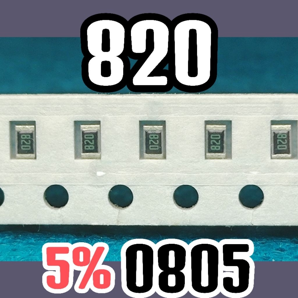 10 ชิ้น ตัวต้านทานชิป smd 820 82R 5% ขนาด 2012 0805 82ohm 82 โอห์ม