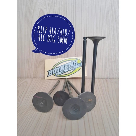 CUSTOM VALVE UMBRELLA VALVE SET 4LA/4LC 32/ 25 STICKS 5 MM - BOYRENK SURABAYA