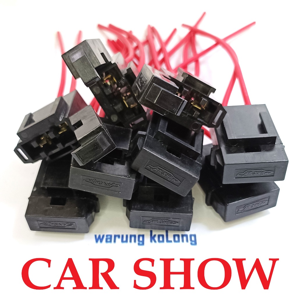 Fuse Holder DX CARSHOW Fuse keyer ซ็อกเก็ตสายเคเบิล Fuse Holder CAR SHOW