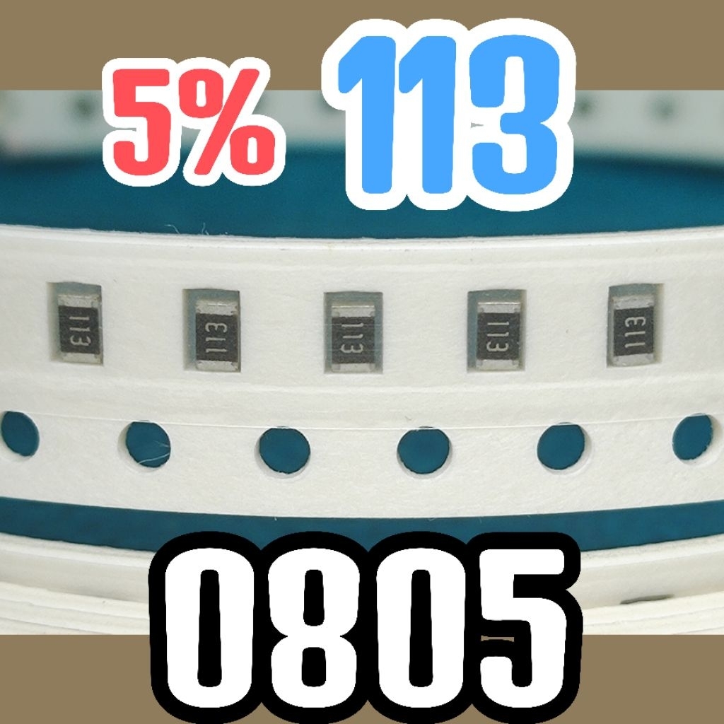 10 ชิ้น ตัวต้านทานชิป smd 113 5% ขนาด 2012 0805 11K โอห์ม 11Kohm 11 Kohm