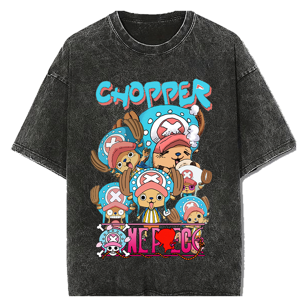 เสื้อยืด Sand Wash Chopper Cotton Combed 24s