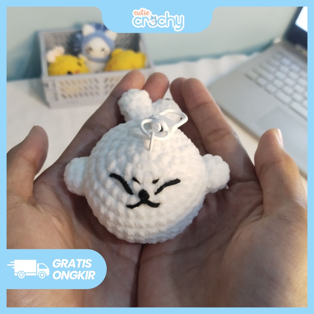 GANTUNGAN Zayne ซีลสโนว์บอล // las merch // zayne merch // ไม้แขวนเสื้อถักซีล