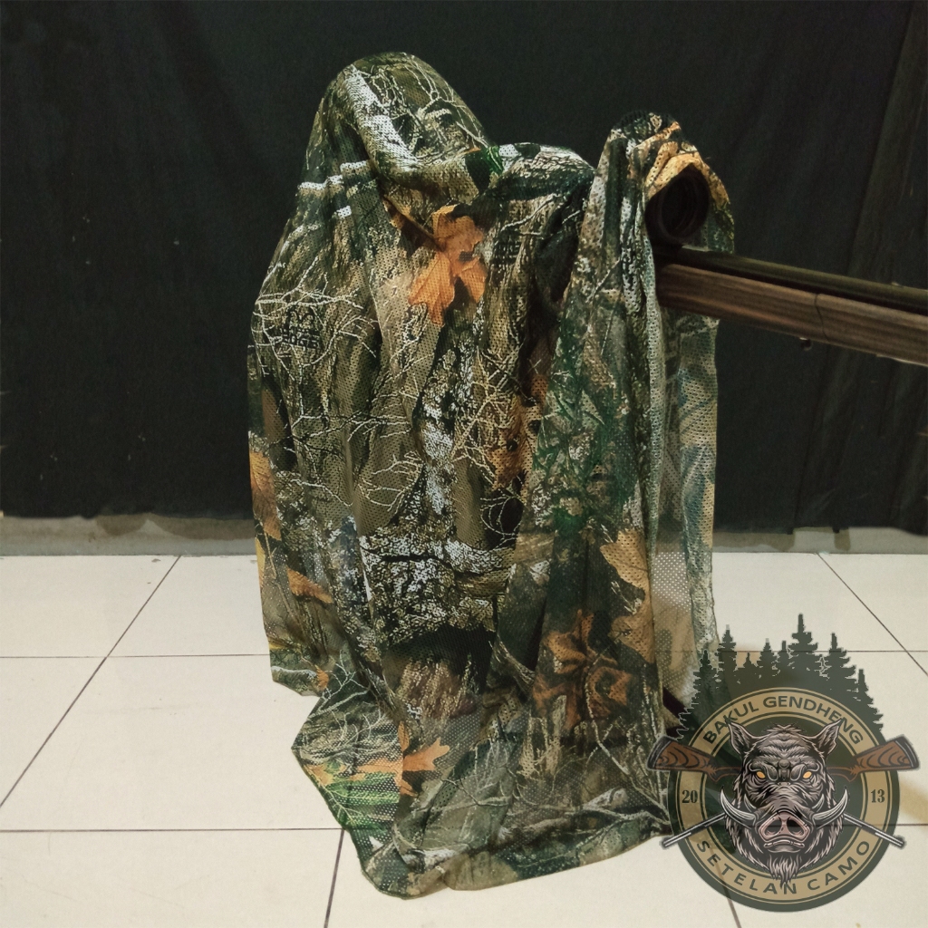REALTRI CAMO NET 1.8X1.5 เมตรผ้า MATERIAL / CAMOUFLAGE CAMO NET (SC2693)