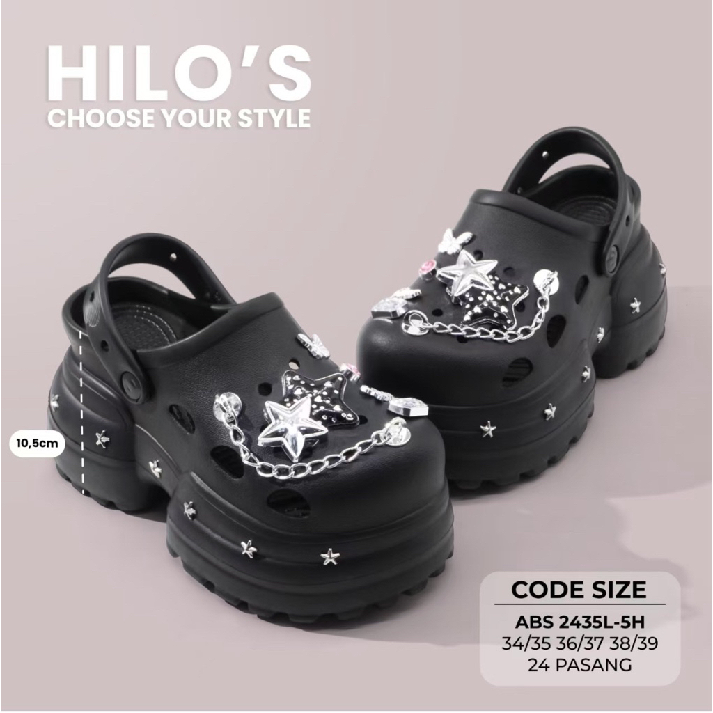 Eva Rubber Star Sandals วัสดุยาง Eva สูง 6 ซม