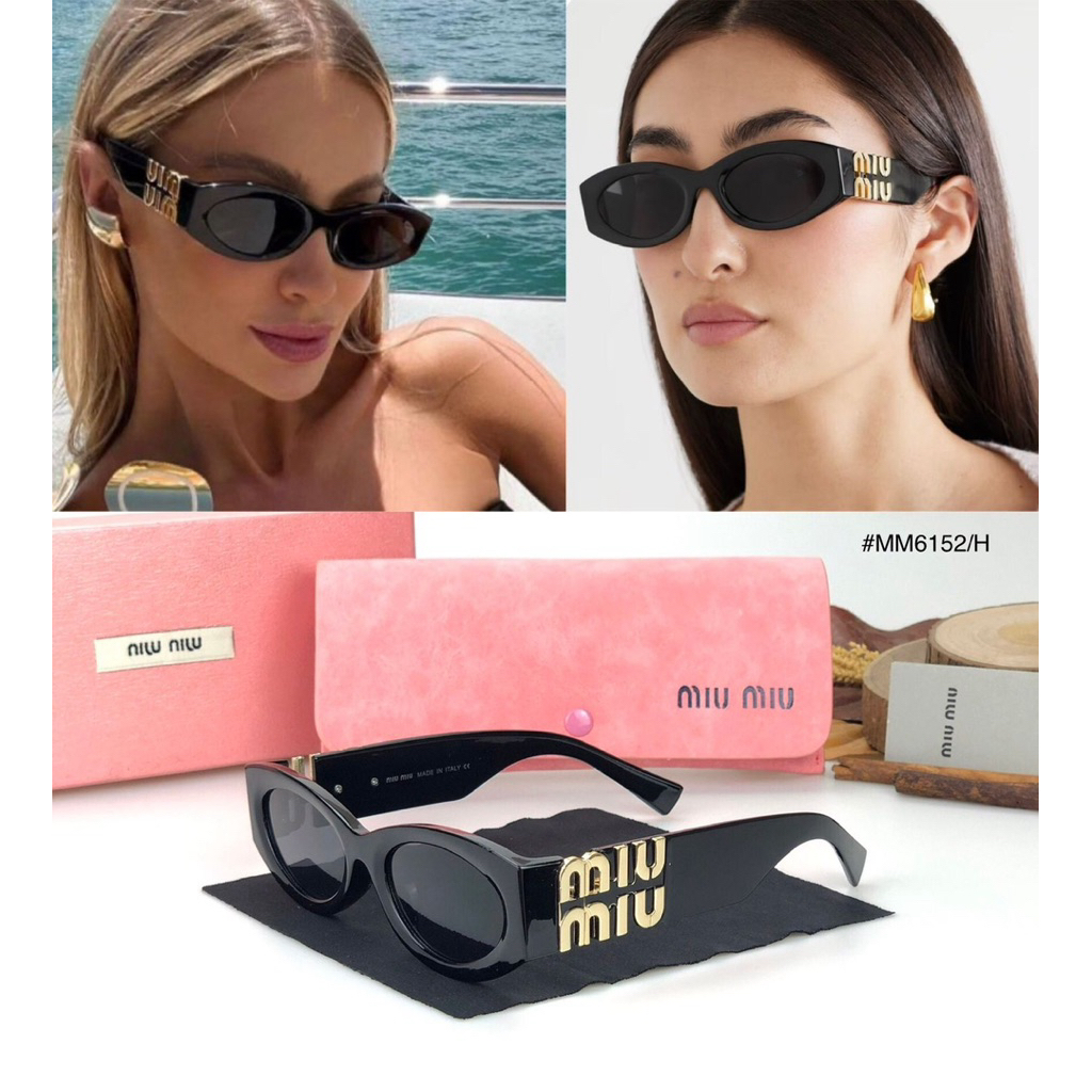 Cateye mm 6152 Womens Glasses Premium Korean Glasses Anti-Uv Beach Glasses