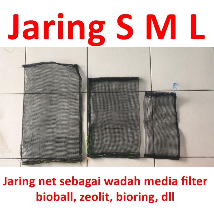 S-Size Filter Net สําหรับ Bio Ball Bio Ring Ginger Coral