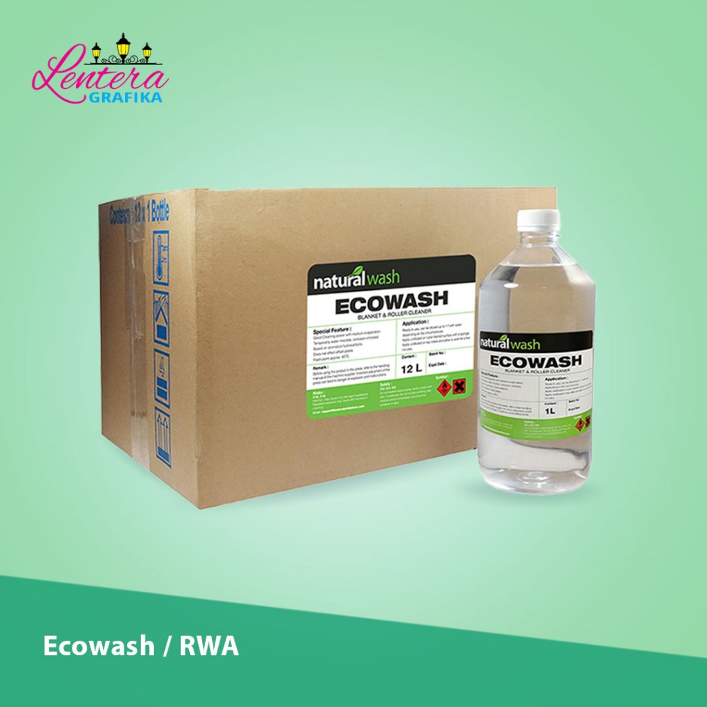 ECOWASH น้ํายาทําความสะอาดผ้าห่มและม้วน - คล้ายกับ RWA (สารซักม้วน)