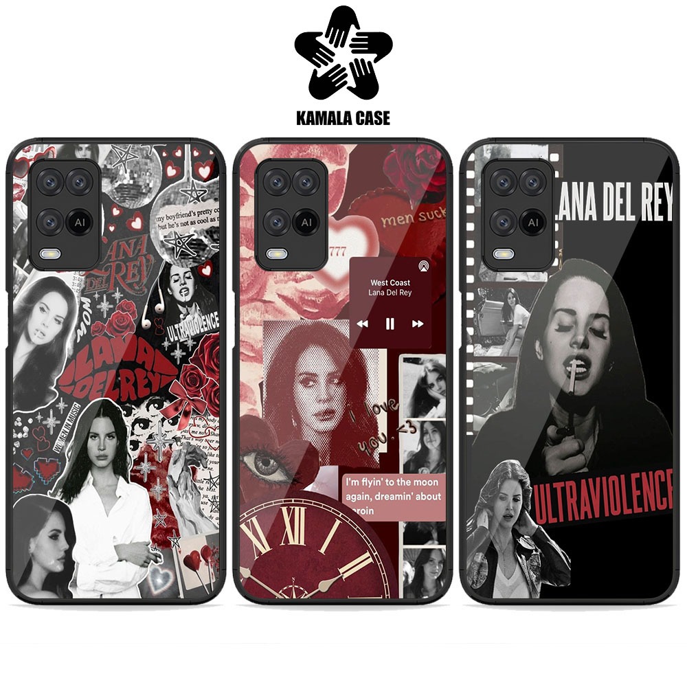 KAMALA CASE GLOSSY PREMIUM LANA DEL REY MOTIF สําหรับ OPPO A54 A74 A55 TYPE - COOL CASE - เคสใหม่ล่า