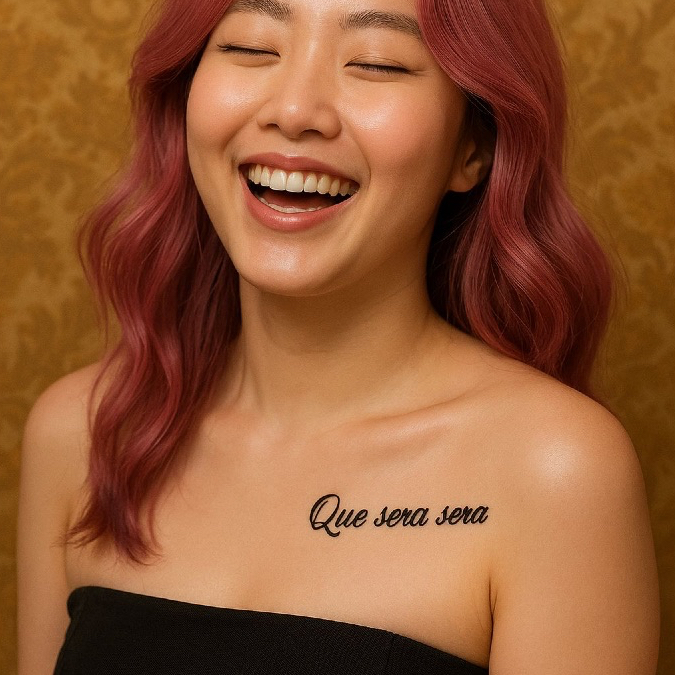 Potatoo QUE SERA SERA รอยสักชั่วคราวกันน้ํา