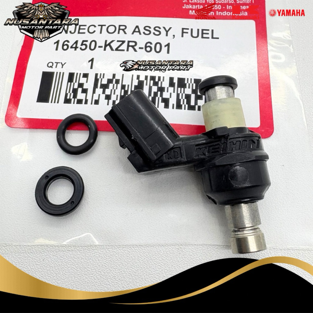 KZR Vario 125, Vario 125 Led, Vario 150, Beat FI, หัวฉีด Scoopy คุณภาพดั้งเดิม 6 หลุม 16450-KZR-601