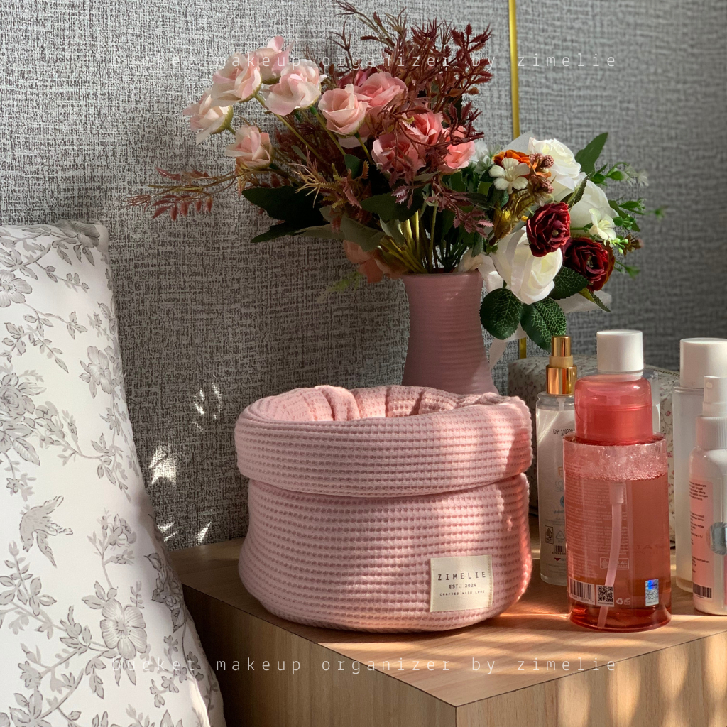 ZIMELIE - Bucket Makeup Skincare Organizer | ตะกร้าใส่สกินแคร์