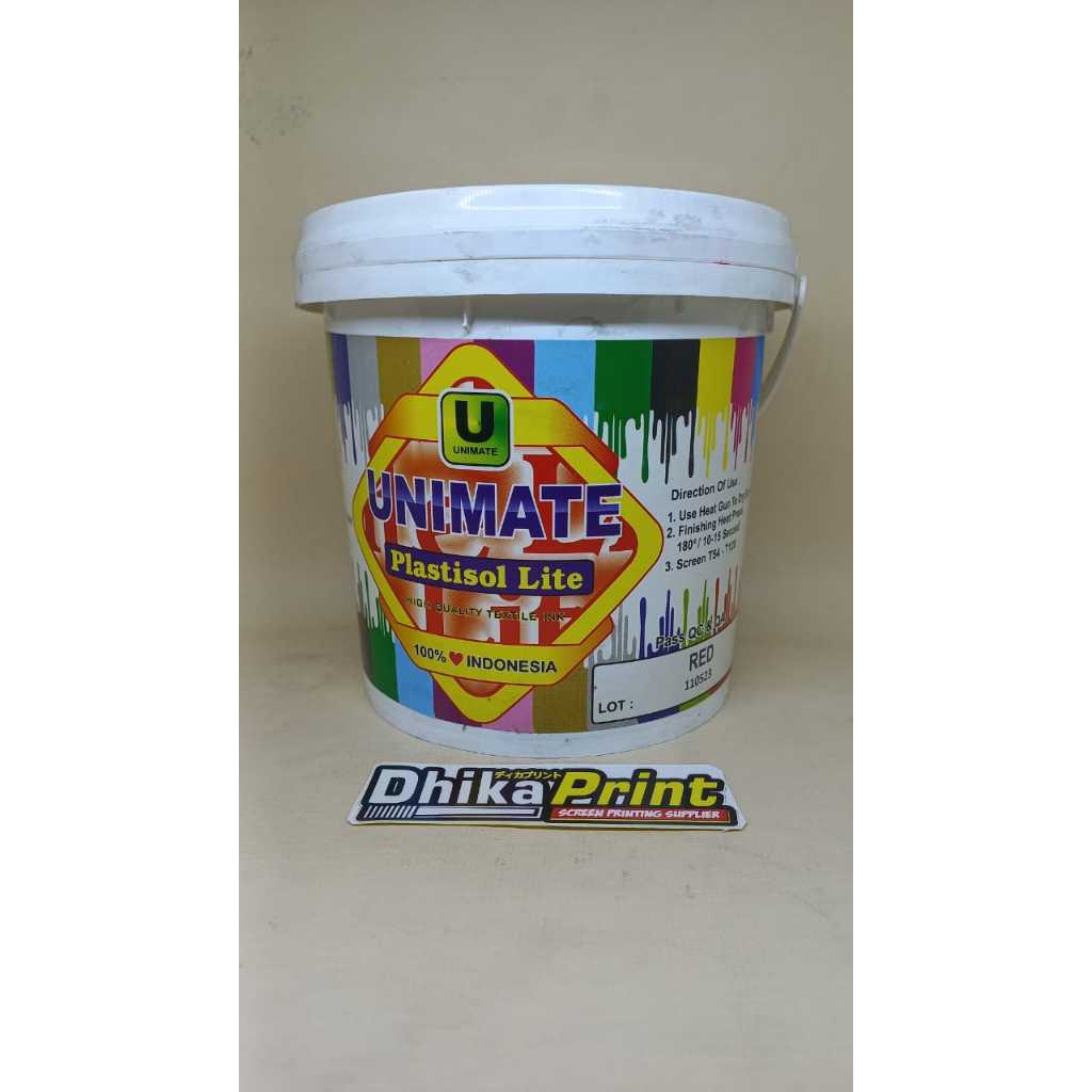 UNIMATE PLASTISSOL LITE PAINT 1 KG PACKAGING