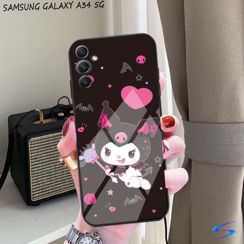 HP ล่าสุด Samsung Galaxy A34 5G CASE (kuromi) - Phone Case - Sheishore - Phone Case - Phone Softcase