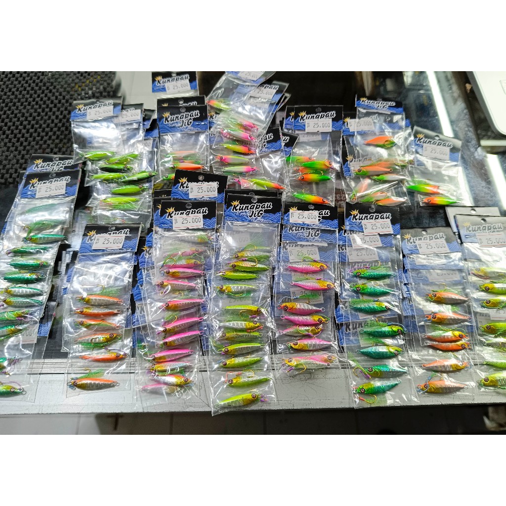 Micro Jig Lure 3 กรัม - เหยื่อตกปลา Ajing Casting - 3gr Jig