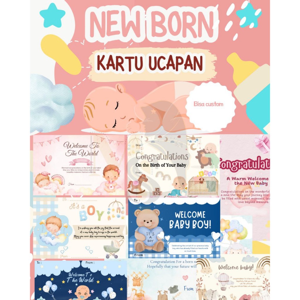 BABY NEW BORN GREETING CARD | ใหม่ BORN CARD | ใหม่ การ์ด BORN GREETING | ใหม่ การ์ด BORN GIFT | BAB