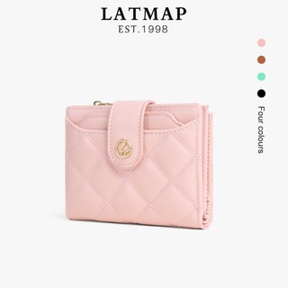 Latmap Wallet wanita Dompet lipat wanita leather young Sederhana dan penuh gaya 001