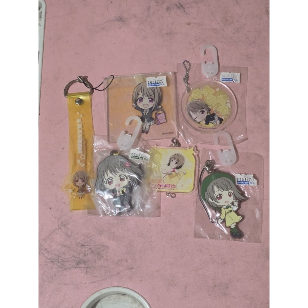 GANTUNGAN Kasami nakasu QU4RTZ love live Nijigsaki พวงกุญแจอะคริลิคพวงกุญแจสายคล้องยางอะคริลิคสินค้า