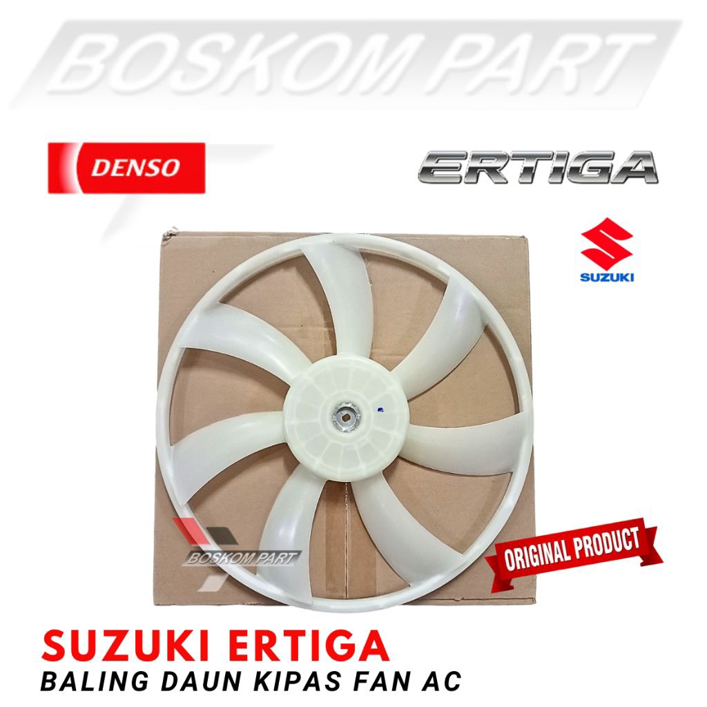 ใบพัดลม Suzuki Ertiga 610 AC, พัดลมหม้อน้ํา Denso Ertiga ดั้งเดิม