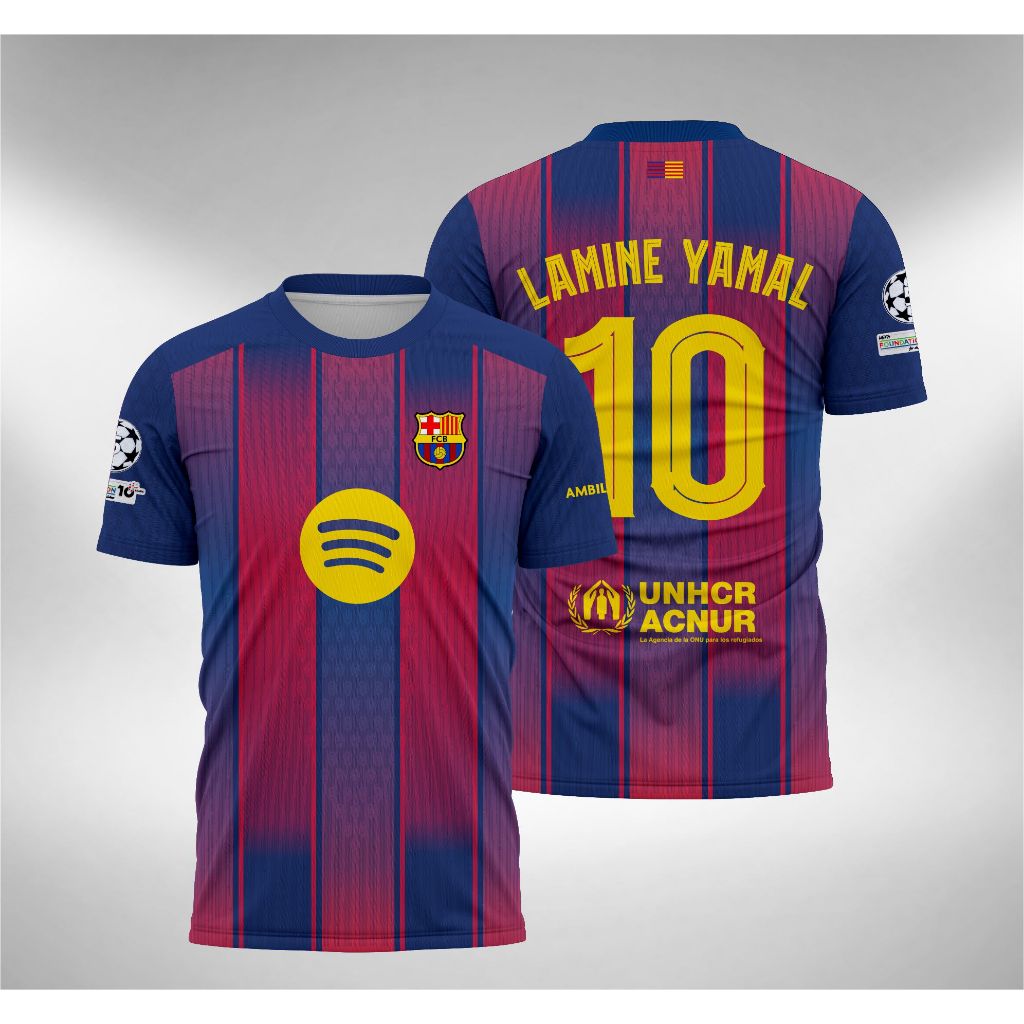 ใหม่ล่าสุด Barcelona JERSEY Barca Home UCL 2025 2026