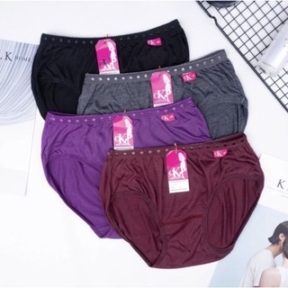 6 Pcs Celana Dalam Wanita Dewasa Motif Polos Karet Siksak CD Wanita Termurah