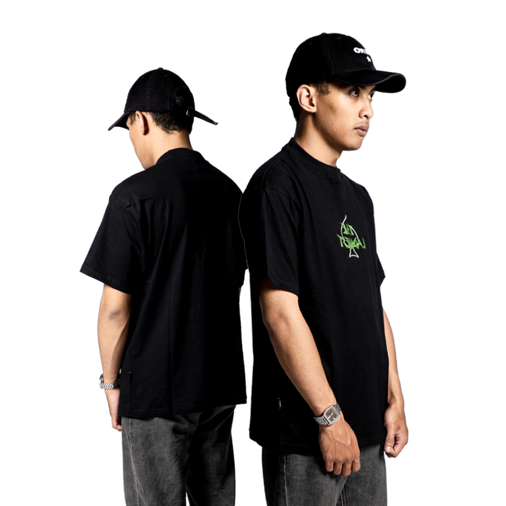 Ladwest - เสื้อยืด Ozzie สีดํา