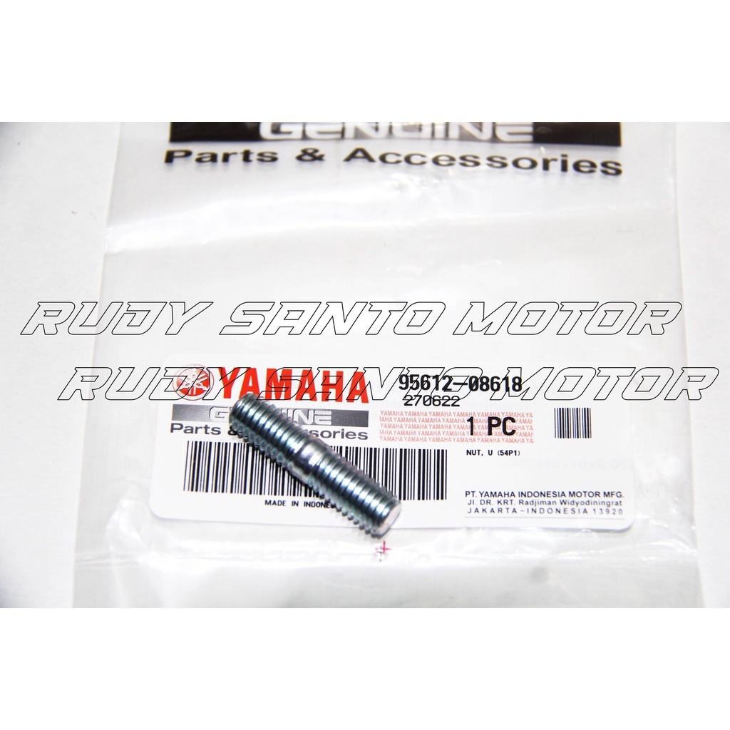 Bolt Bolt Bolt Bolt ฝังท่อไอเสีย Mio J M3 Nmax Aerox 95612-08618 2 PC