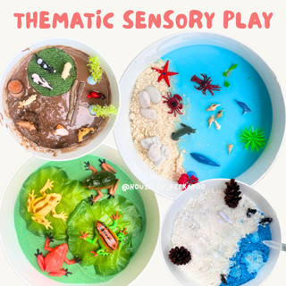 Paket Thematic Sensory Play 6 12 18 24 bulan by House of Peekaboo Hampers Anak Mainan Edukasi Sensori Taktil Open Ended Play
