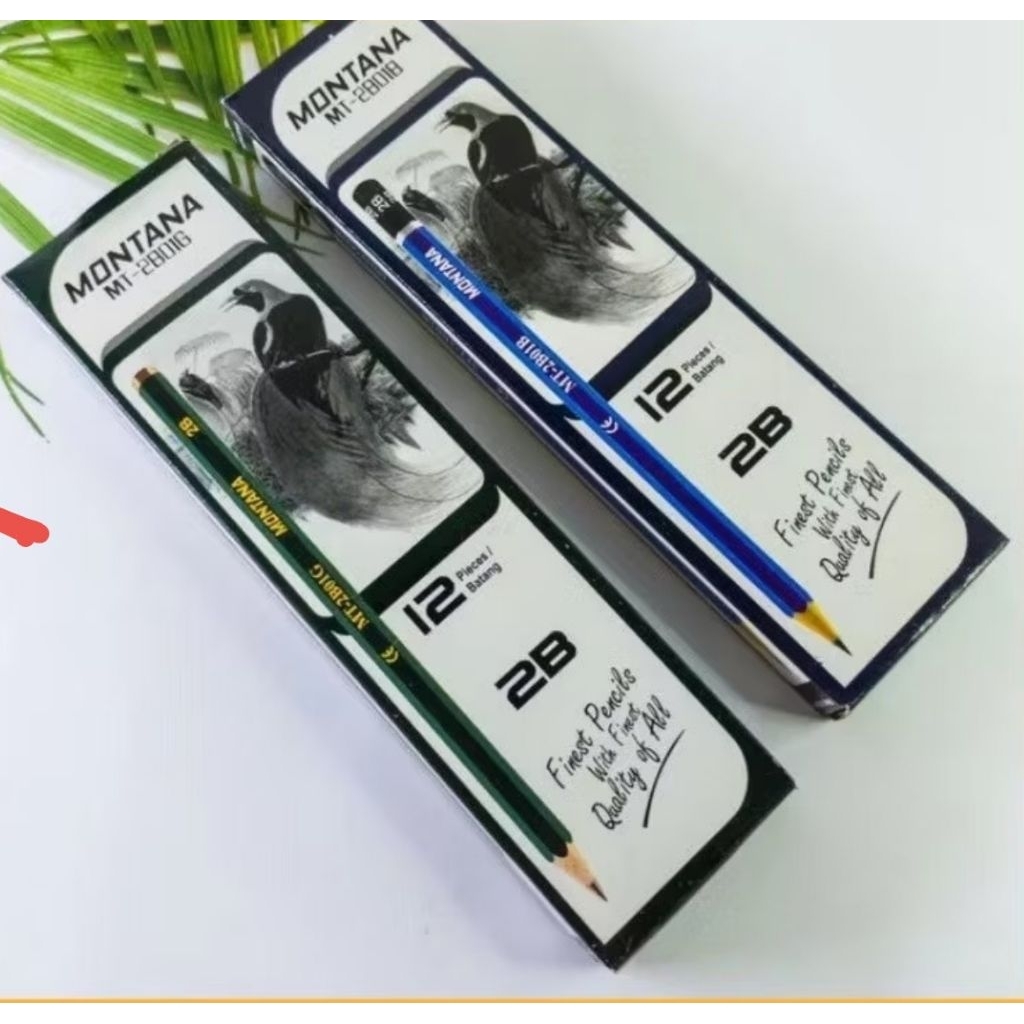 โปรโมชั่นฮิจายู! (12 ชิ้น) ราคาถูก 2B Pencils / 2B Blue Green Pencils
